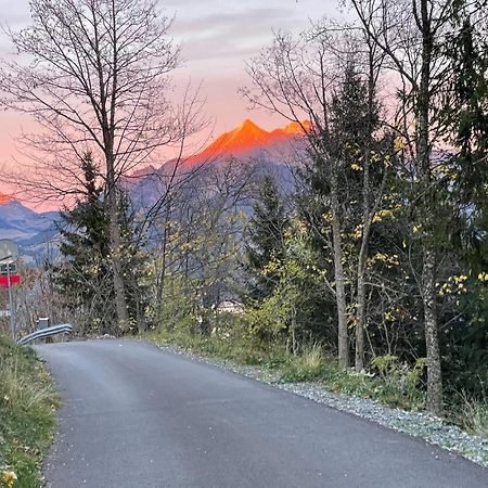 Charmant Appartement Au Vagabond Leysin Exteriör bild
