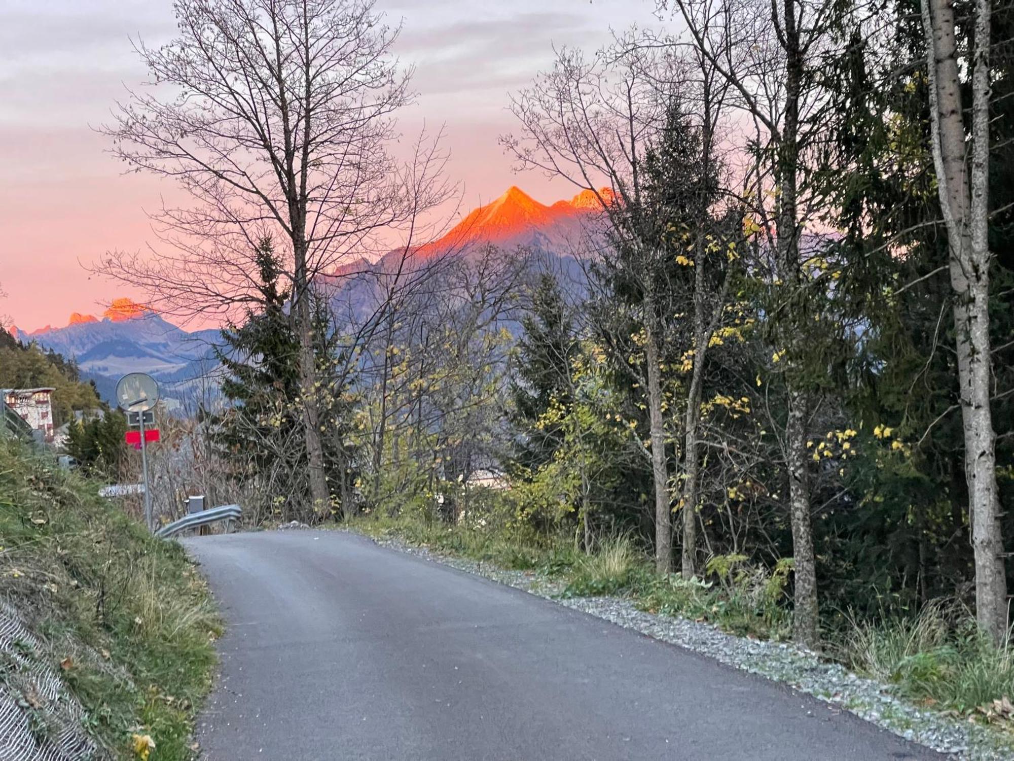 Charmant Appartement Au Vagabond Leysin Exteriör bild